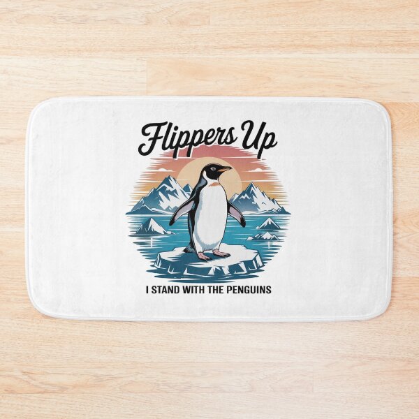 Item preview, Flippers Up I Stand with the Penguins designed and sold by jkrphoto.