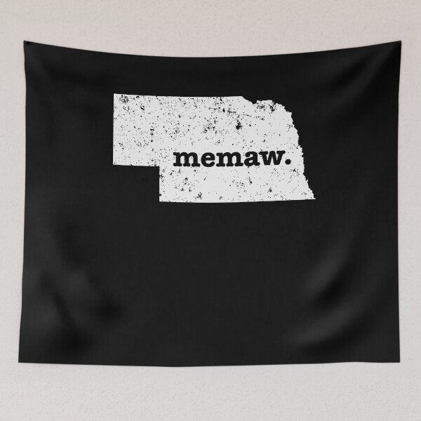 Item preview, Best Memaw Nebraska Grandma designed and sold by shoppzee.