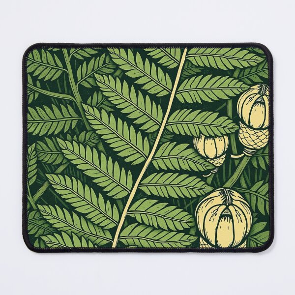Item preview, Fern Fronds and Fiddleheads – Vintage Block Print designed and sold by Planthem.