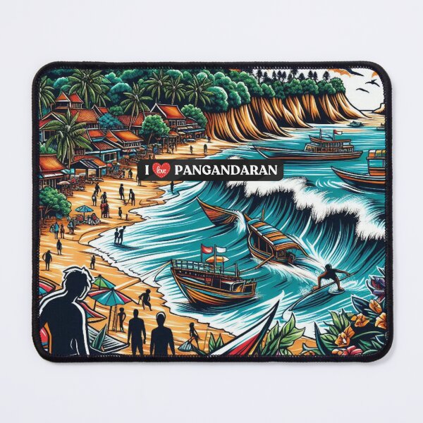 Item preview, Pangandaran Beach Indonesia Design – Perfect for Beach Lovers, Travel Enthusiasts & Vacation Accessories designed and sold by knalpot-design.