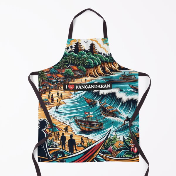 Item preview, Pangandaran Beach Indonesia Design – Perfect for Beach Lovers, Travel Enthusiasts & Vacation Accessories designed and sold by knalpot-design.
