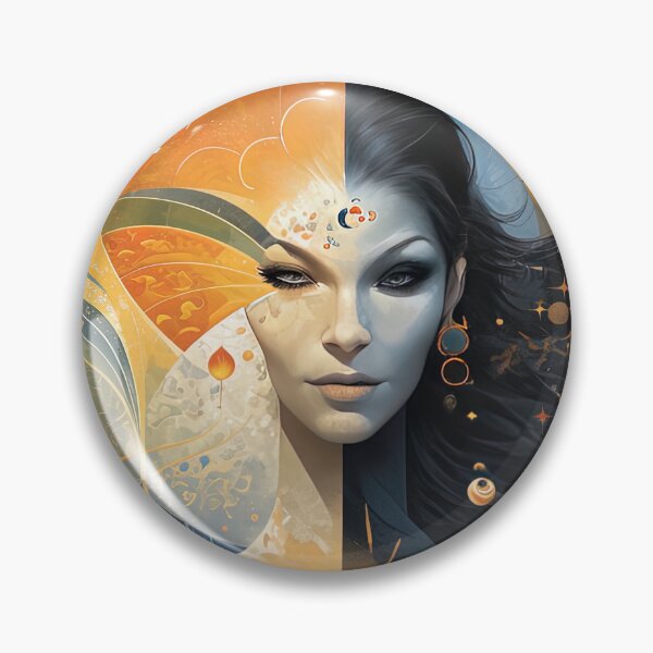 Item preview, Celestial Duality: The Whispers of Sun and Moon designed and sold by bloorose.