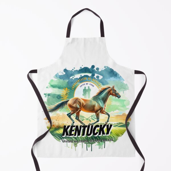 Item preview, Kentucky — Thoroughbred Horse | State Animal Watercolor Art designed and sold by MTeesGA.
