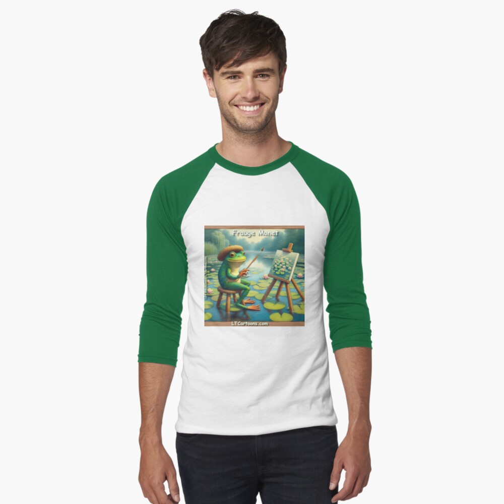 Item preview, Baseball ¾ Sleeve T-Shirt designed and sold by ltcartoons.