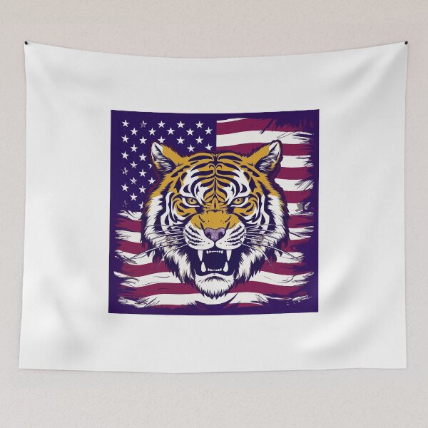 Item preview, USA Mike tiger art  designed and sold by GeauxTigs225.