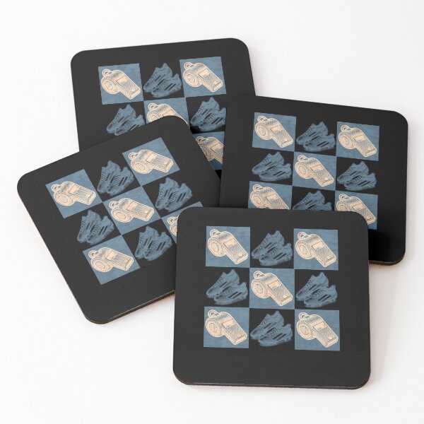 Item preview, Coach Life Pattern – Whistles & Cleats Retro Grid designed and sold by Teacher2Nerds.