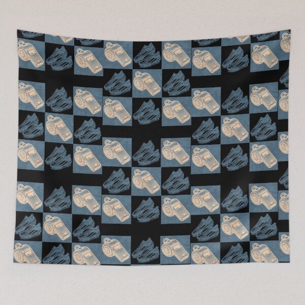 Item preview, Coach Life Pattern – Whistles & Cleats Retro Grid designed and sold by Teacher2Nerds.