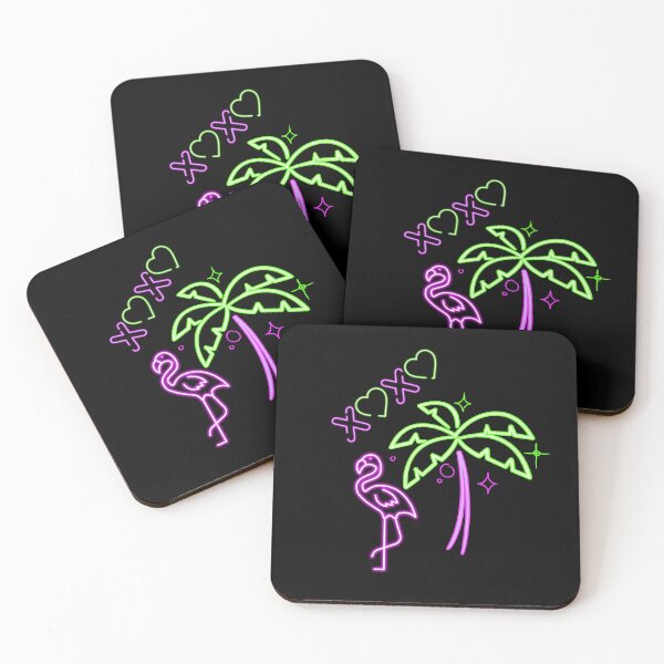 Item preview, Flaming and Palm: Tropical Love Design designed and sold by GusiaTreasures.