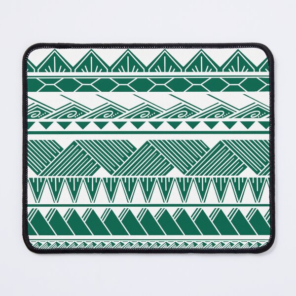Item preview, White and Green Tribal Pattern designed and sold by Steeb757.