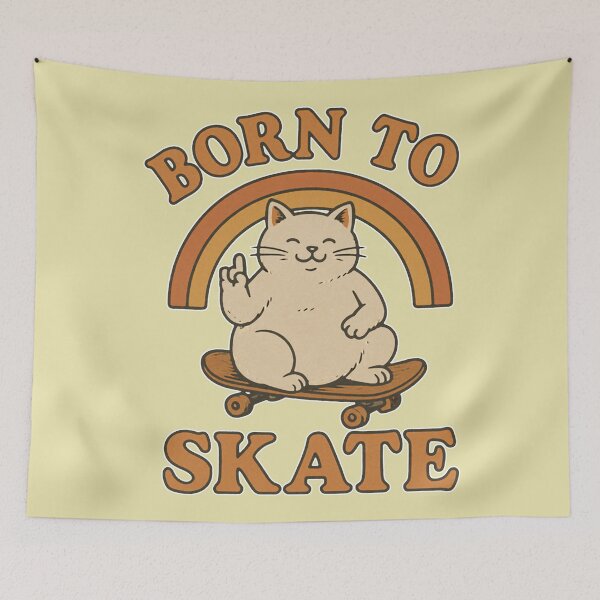 Item preview, Born to Skate Cat designed and sold by zzz888.