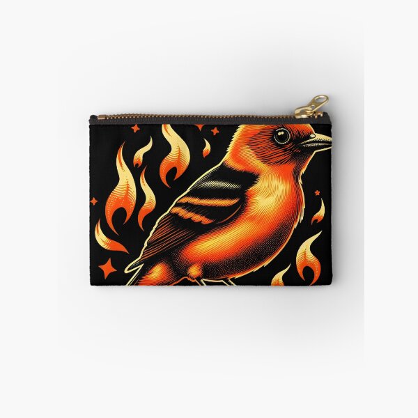 Item preview, Flame-colored Tanager 7 designed and sold by theAVIARY7.
