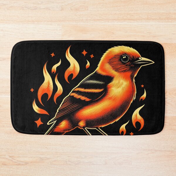 Item preview, Flame-colored Tanager 7 designed and sold by theAVIARY7.
