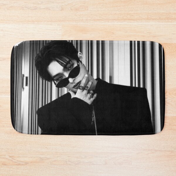 Item preview, KPOP ATEEZ Mingi Hot Film Photo Set Kpop Mingi Black and White designed and sold by StarBunnyDesign.