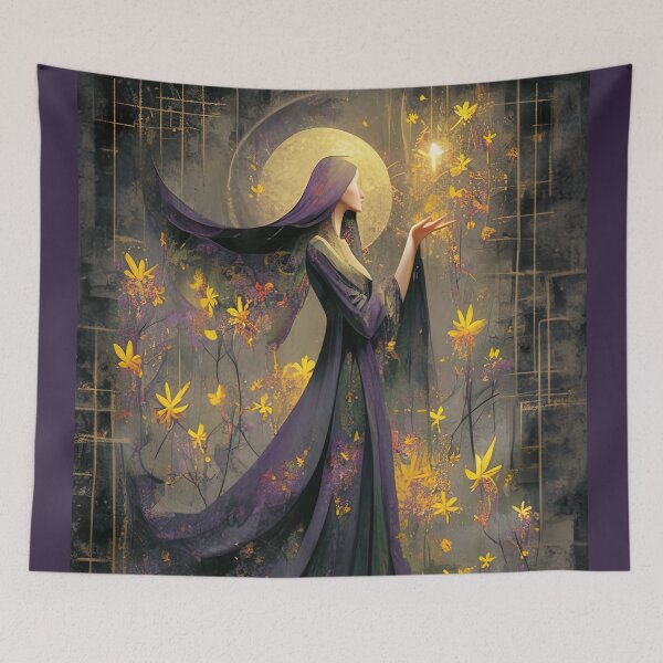 Item preview, Luminous Bloom: The Starlight Weaver of Whispering Gardens designed and sold by bloorose.