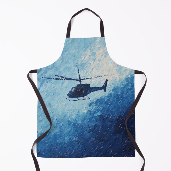 Item preview, Helicopter | Post-impressionist painting style designed and sold by ComicsFactory.