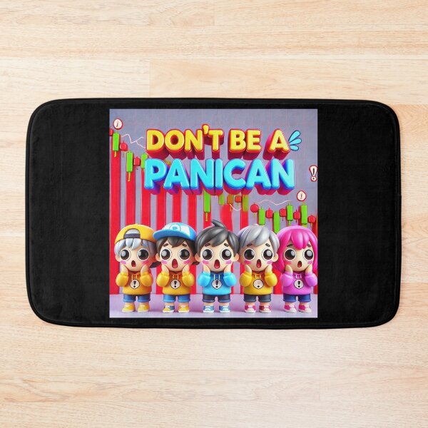 Item preview, "Don't Be a Panican - Colorful Chibi Group" designed and sold by MySheetMusicArt.