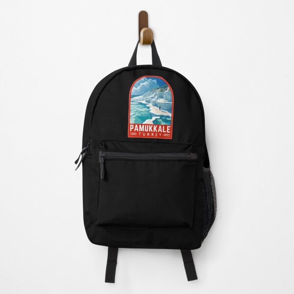 Item preview, Pamukkale in Turkey Retro Travel Art Emblem designed and sold by MaateoDesign.