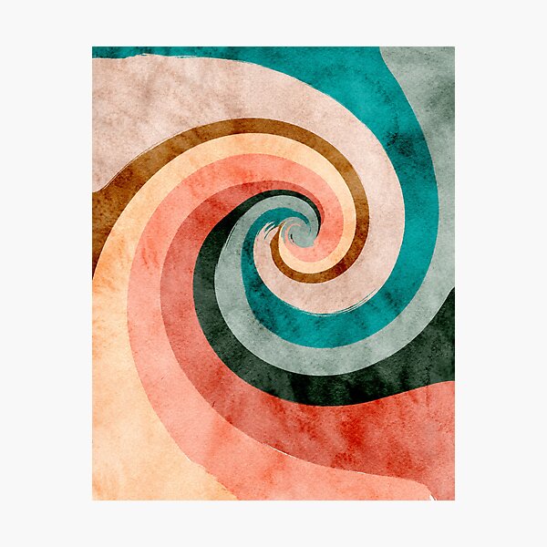 Item preview, Swirly Red Wave designed and sold by maccm.