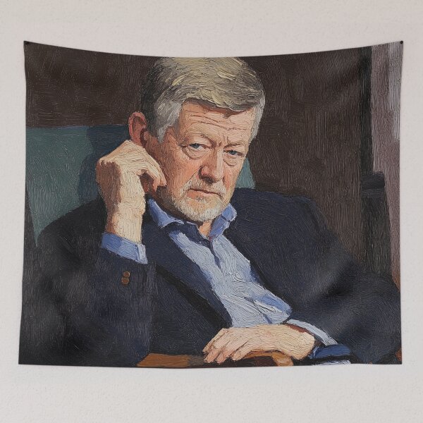 Item preview, Helmut Schmidt | Post-impressionist painting style designed and sold by ComicsFactory.