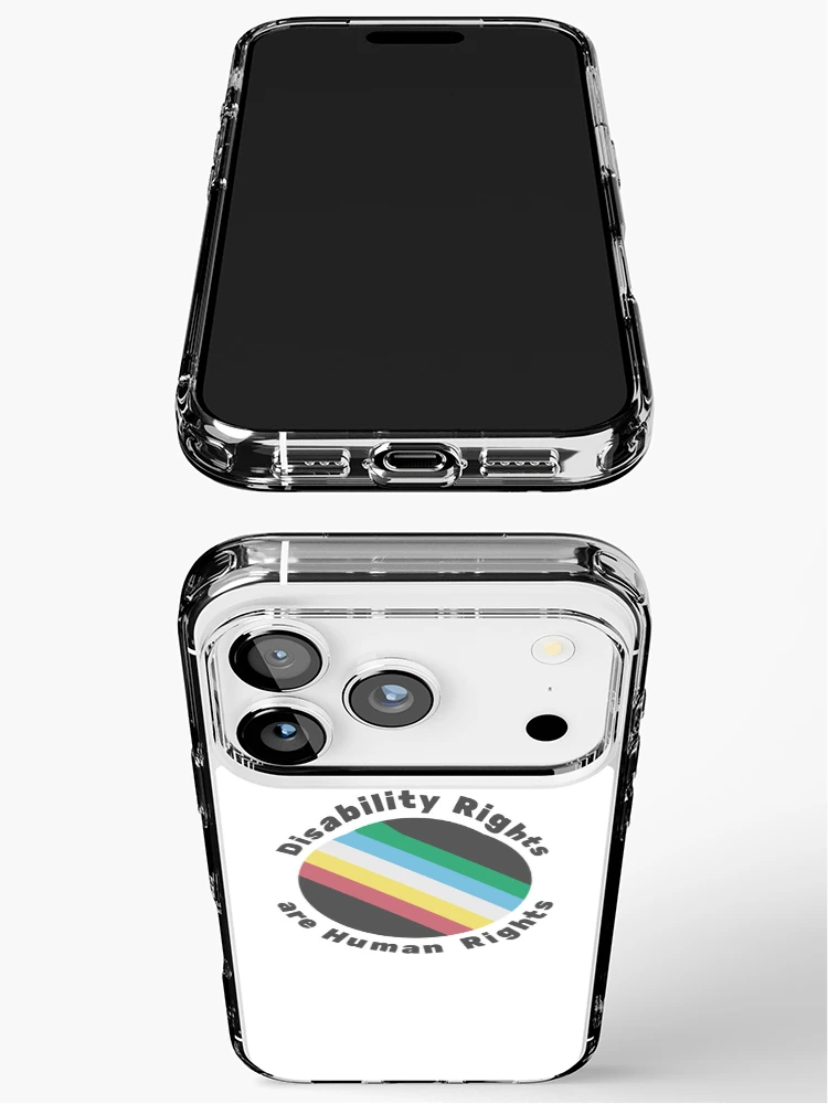Thumbnail 3 of 5, iPhone Case, Disability Rights are Human Rights designed and sold by MillyNeedsHelp.
