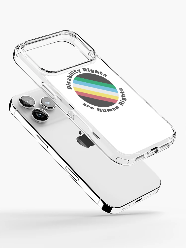 Thumbnail 2 of 5, iPhone Case, Disability Rights are Human Rights designed and sold by MillyNeedsHelp.