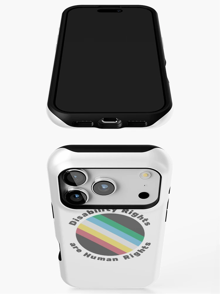 Thumbnail 3 of 4, iPhone Case, Disability Rights are Human Rights designed and sold by MillyNeedsHelp.