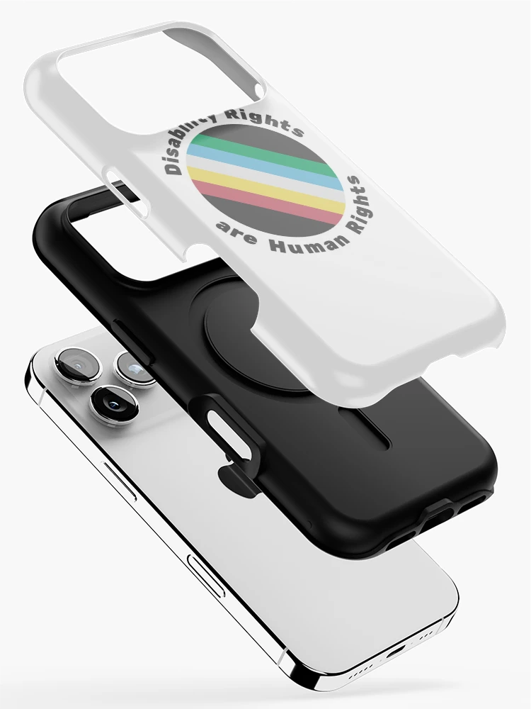Thumbnail 2 of 4, iPhone Case, Disability Rights are Human Rights designed and sold by MillyNeedsHelp.