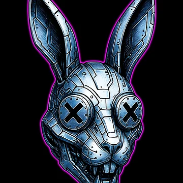 Artwork thumbnail, Cyber Rabbit by DMFPRINTS