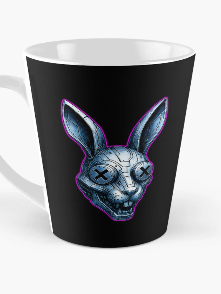 Thumbnail 3 of 4, Coffee Mug, Cyber Rabbit designed and sold by DMFPRINTS.