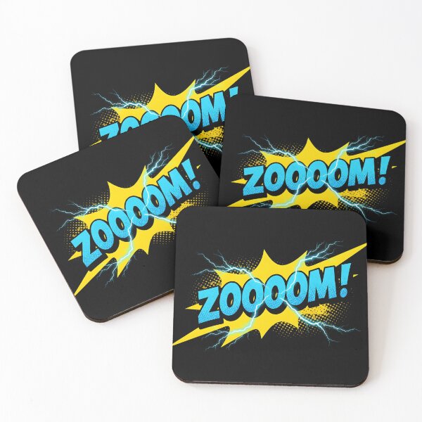 Item preview, Dynamic Cartoon "ZOOOOOM!" with Electric Effect T-Shirt designed and sold by Ink & Quip.