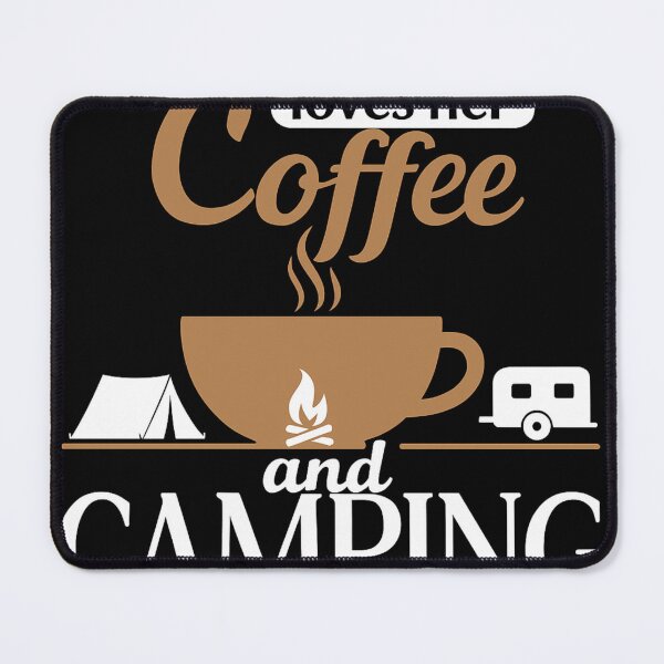 Item preview, This Girl Loves Coffee and Camping – Funny Camping T-Shirt for Women designed and sold by Outdoorify_Store.