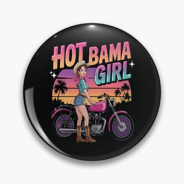 Artikelvorschau, Hot Bama Girl Retro Neon Glow - Spaß, flirty und nostalgisch entworfen und verkauft von al21ex.