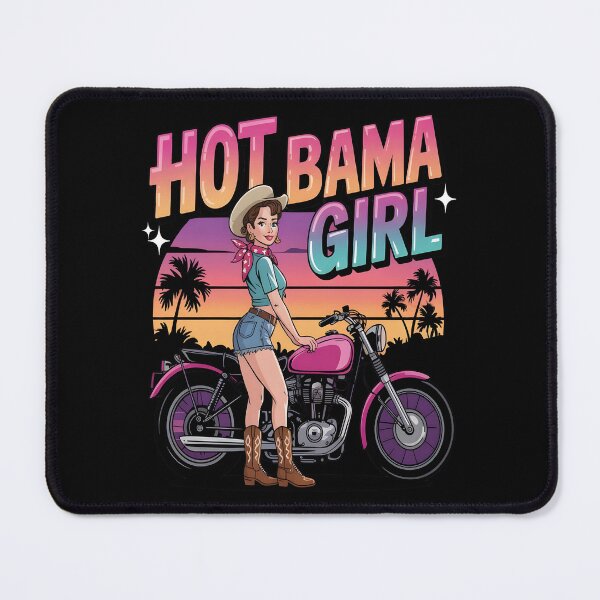 Item preview,  Hot Bama Girl  Retro Neon Glow - Fun, Flirty and Nostalgic  designed and sold by al21ex.
