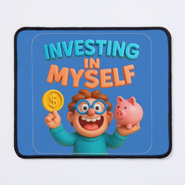 Item preview, Invest in myself – cartoon design for self-improvement designed and sold by Girih.