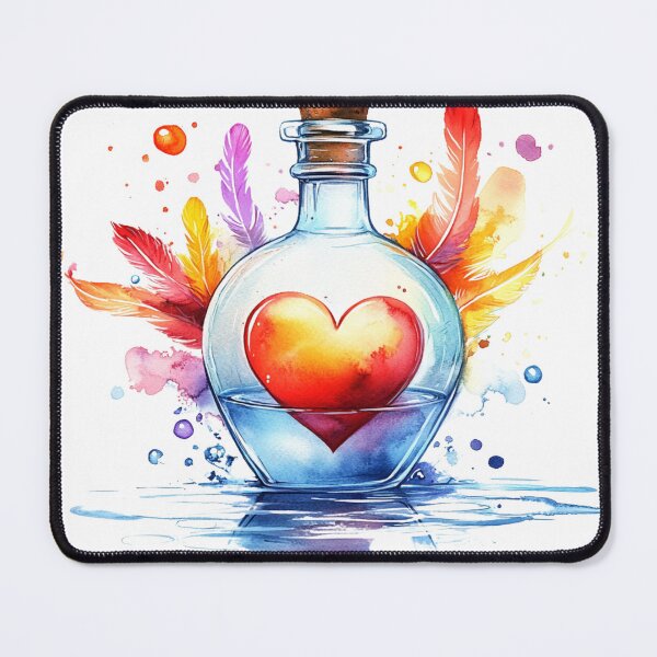 Item preview, Potion of Passion: Heart in a Bottle designed and sold by Small Mandarin.