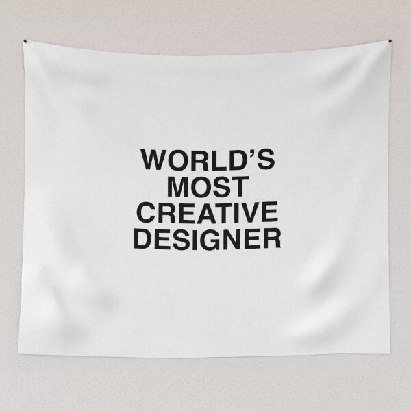 Item preview, WORLD'S MOST CREATIVE DESIGNER designed and sold by abigailwiley.