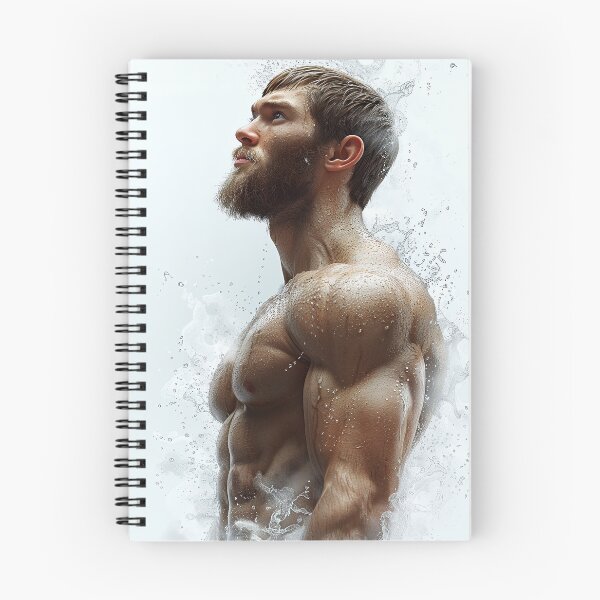 Item preview, Torso Portrait - Looking Up in a bright wet space designed and sold by ChanningsPinups.