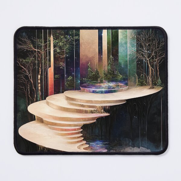 Item preview, Celestial Ascent: The Whispering Stairway to Cosmic Realms designed and sold by bloorose.