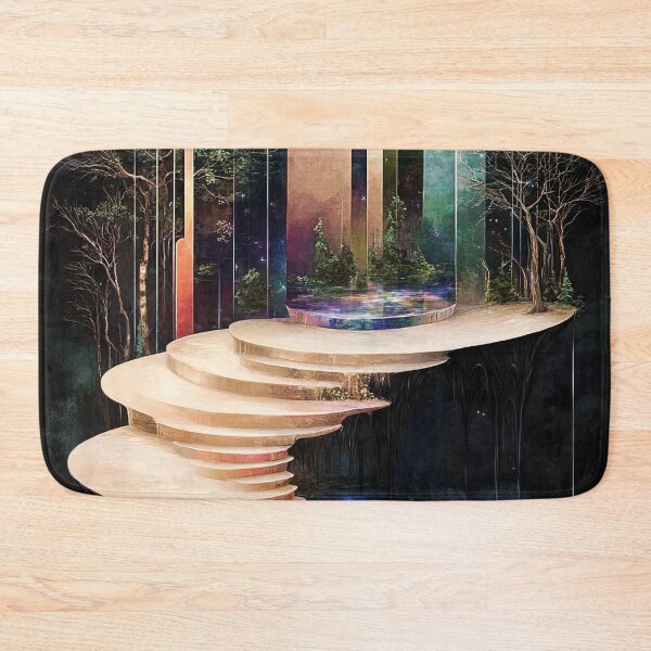 Item preview, Celestial Ascent: The Whispering Stairway to Cosmic Realms designed and sold by bloorose.