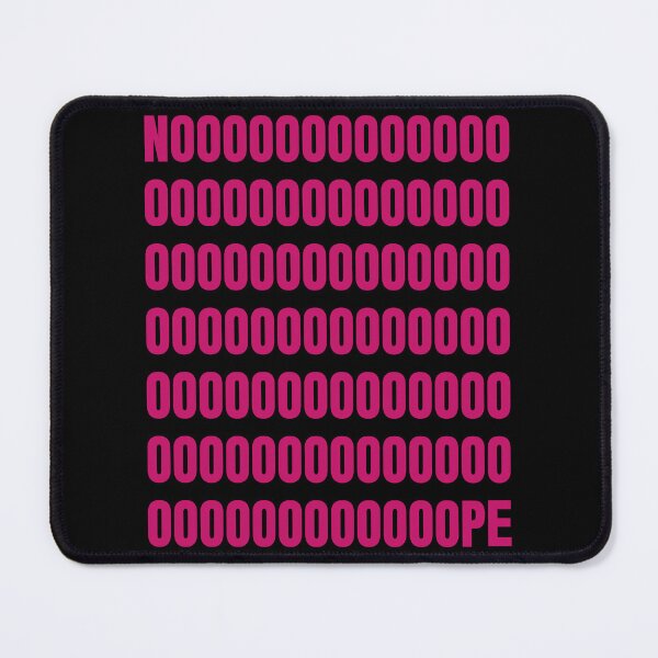 Item preview, Nope (Black Background) designed and sold by IKDG.