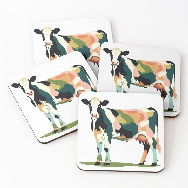 Item preview, Abstract Friesian Cow - Multicolored 1 designed and sold by SparroCreative.