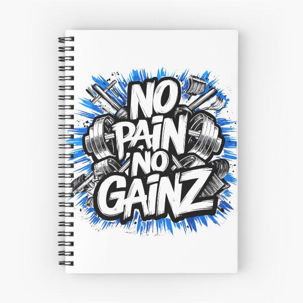 Item preview, No Pain No Gainz Gym Motivation designed and sold by Malutki-pl.