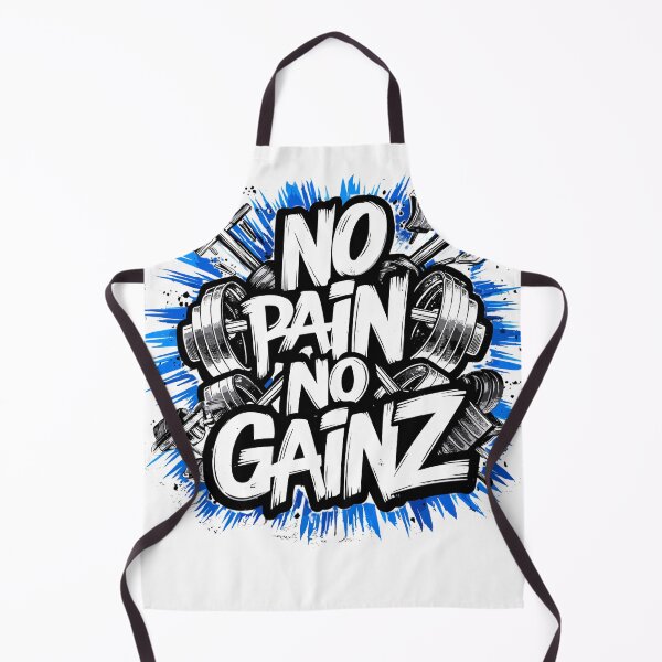 Item preview, No Pain No Gainz Gym Motivation designed and sold by Malutki-pl.