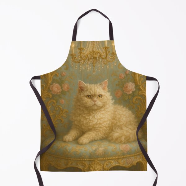 Item preview, Selkirk Rex in Rococo Reverie designed and sold by LesChatsArt.