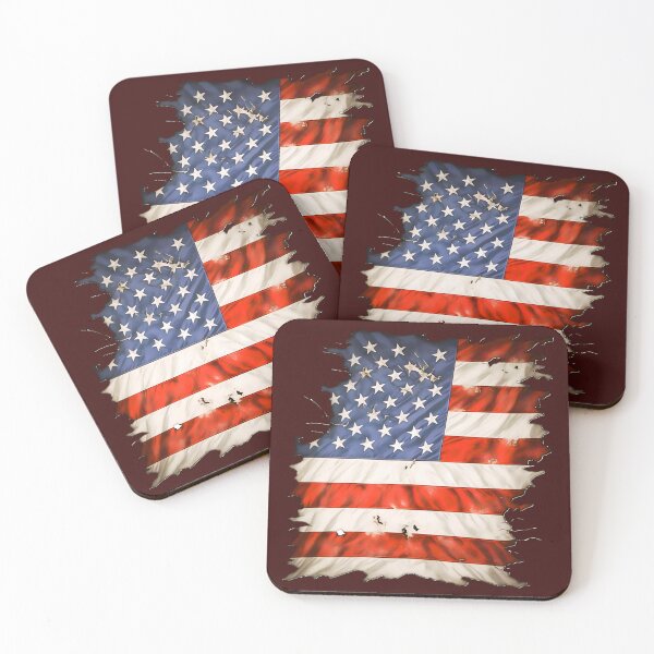 Item preview, Torn US flag designed and sold by BUCHELI-ART..