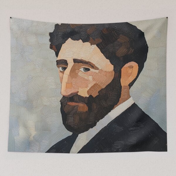 Item preview, Henry David Thoreau | Post-impressionist painting style designed and sold by ComicsFactory.