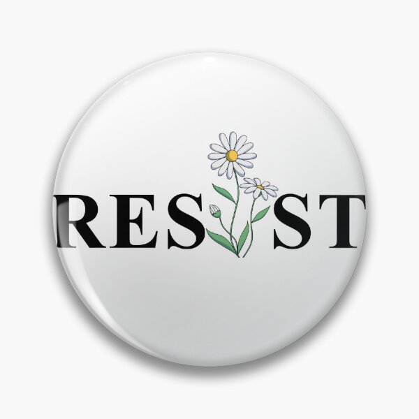 Item preview, Resist Daisy Flower, Fight Oligarchy Political 8647, Democrat Liberal Against Tariffs, Anti Billionaire designed and sold by tcvnguyen.