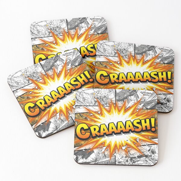 Item preview, Bold Cartoon "CRAAAAASH!" Impact Sound T-Shirt designed and sold by Ink & Quip.