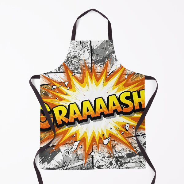 Item preview, Bold Cartoon "CRAAAAASH!" Impact Sound T-Shirt designed and sold by Ink & Quip.