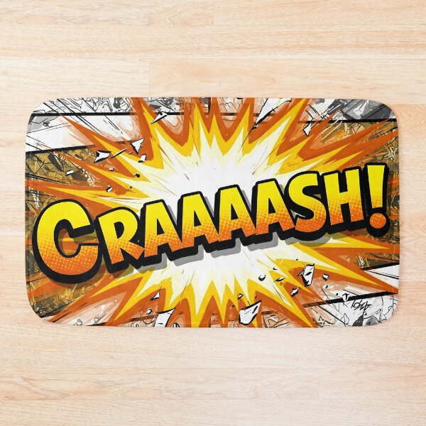 Item preview, Bold Cartoon "CRAAAAASH!" Impact Sound T-Shirt designed and sold by Ink & Quip.